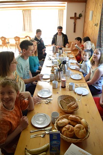 Foto vom gemeinsamen Fr�hst�ck